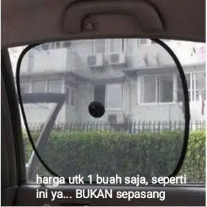 Sunshield Nilon Pelindung Anti Panas Kaca Mobil Sun Shade 1pc