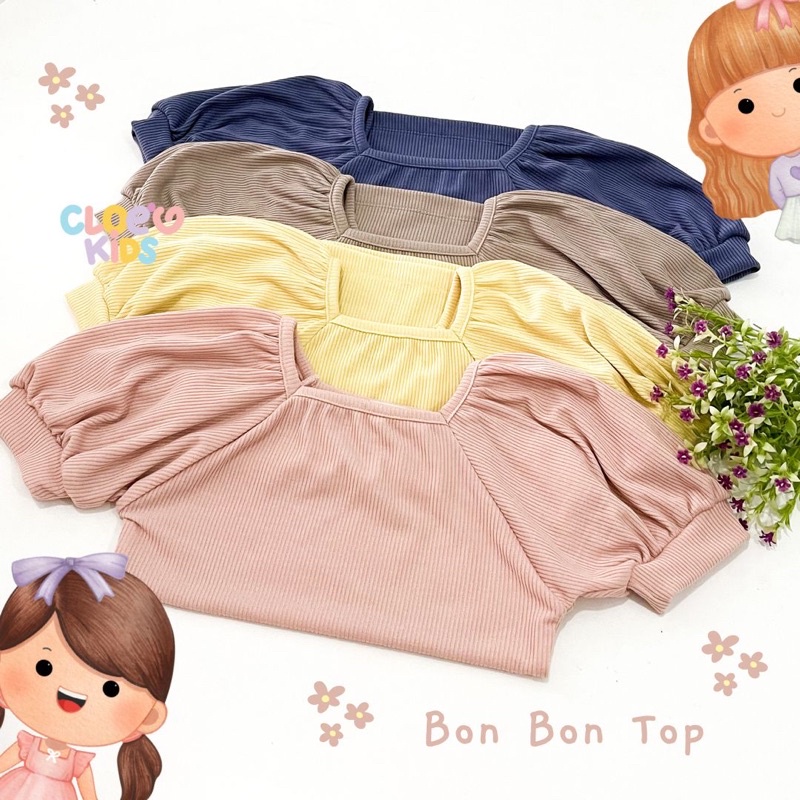 CLOEVKIDS - atasan anak perempuan bon-bon top