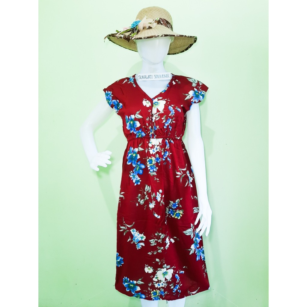 Daster Bali Manohara Panjang Motif Bunga
