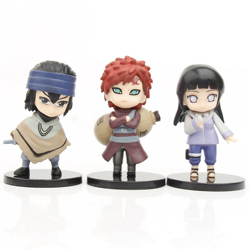 Mainan Action Figure Naruto Uzumaki Kakashi Gaara Sasuke Itachi Yashamaru 12 In 1 Untuk Hiasan Topper Kue