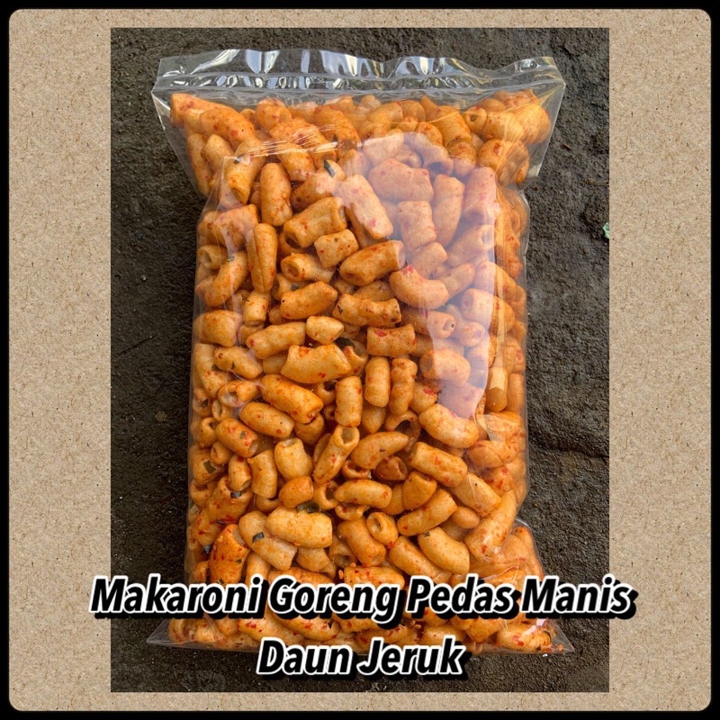 

MAKARONI GORENG PEDAS MANIS / DAUN JERUK 500gr