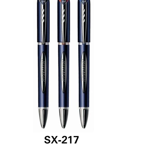 

☉ PULPEN NGEBUT UNI JETSTREAM SX-217 (0,7mm) Super smooth - Hitam ♧