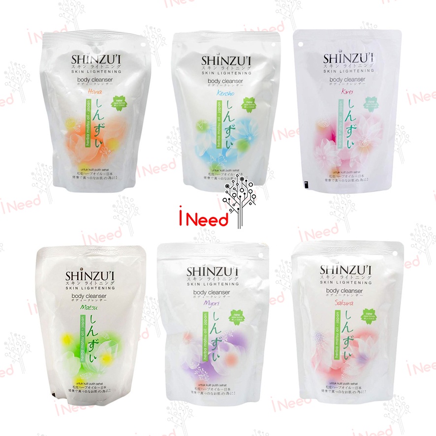 (INEED) SHINZUI Body Cleanser 420ml - Sabun Cair Shinzui Skin Lightening Body Cleanser Refill 420ml