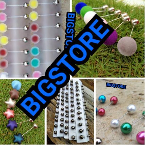 GROSIR TUSPIN PER LUSIN YA bros jilbab kekinian brooch set tuspin bagus keren korea cewek wanita - X