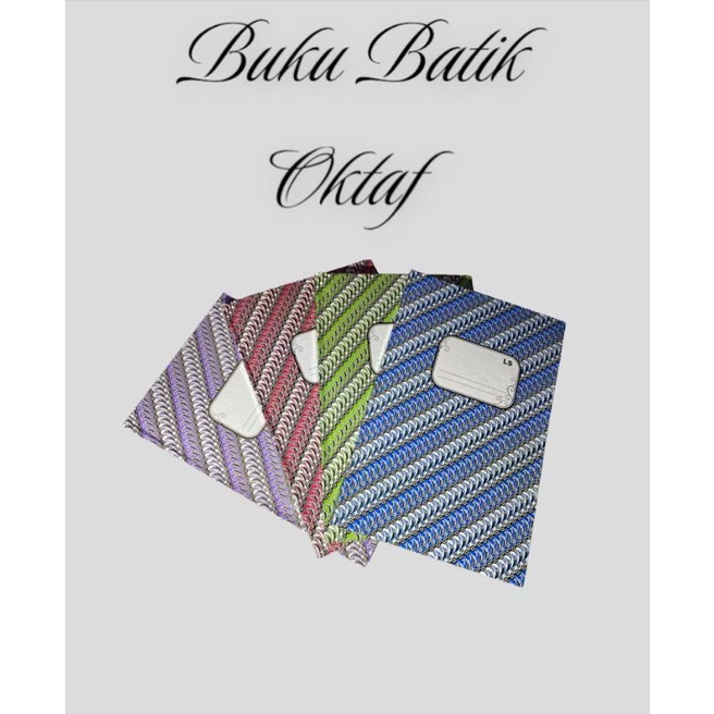 

BUKU BATIK OKTAF / BUKU TABUNGAN / BUKU MENDRING
