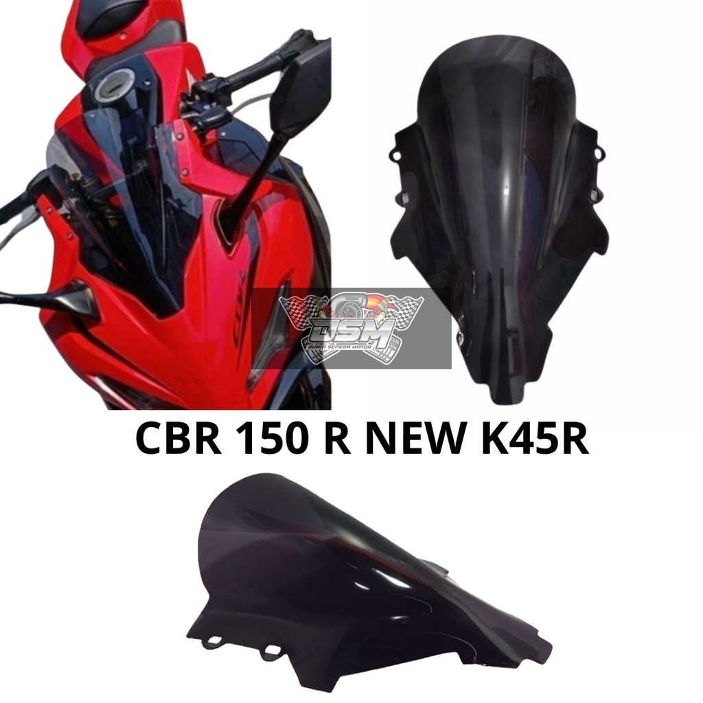 Visor Cbr 150r New K45R 2021 Windshield Cbr 150r New K45R 2021