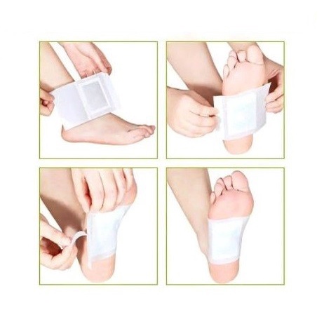 Kinoki Gold Koyo Kaki Ginger Detox Foot Patch / Koyo Jahe Pembuang Racun Tubuh / Koyo Herbal Penyerap Racun / 1 Box isi 10 PCS