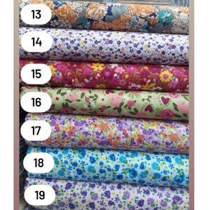 Katun Kembang/Bahan katun motif/Kain katun print