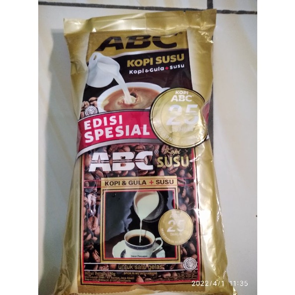 

Kopi ABC Susu sachet 30gr renceng (10 pcs)