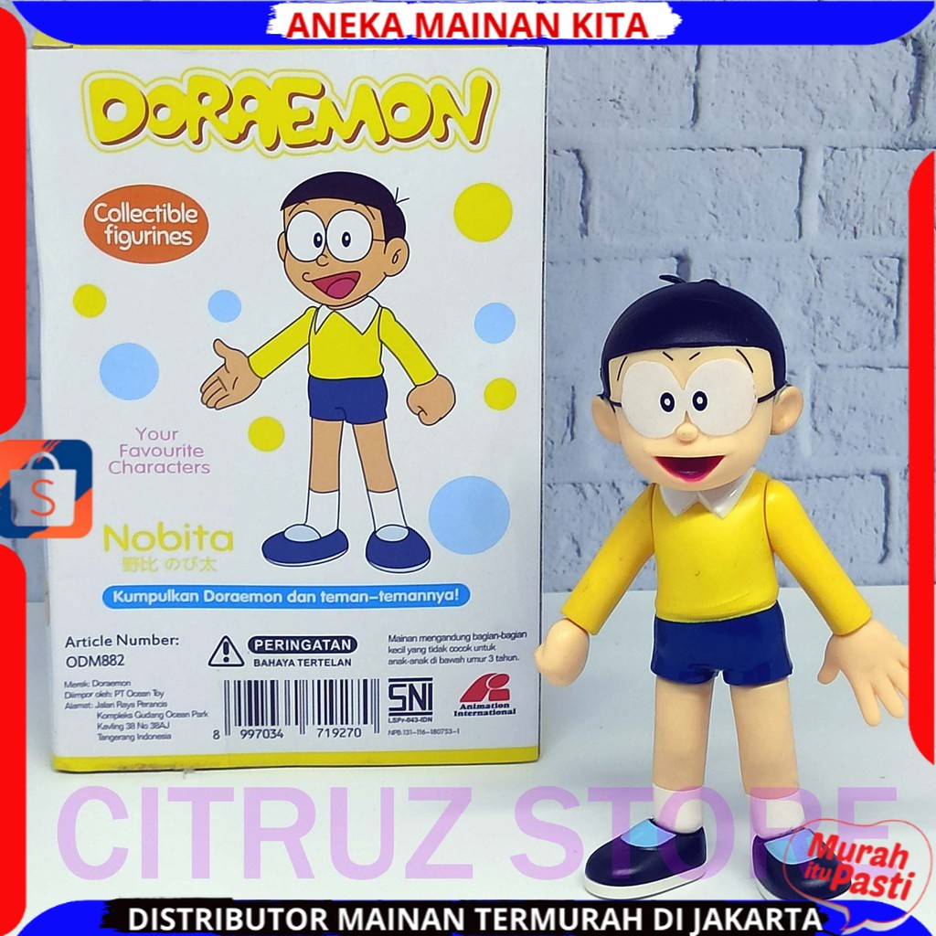 (BISA COD) PROMO Set Action Figure Doraemon - Action Figure Tokoh Doraemon - Set Figure anak