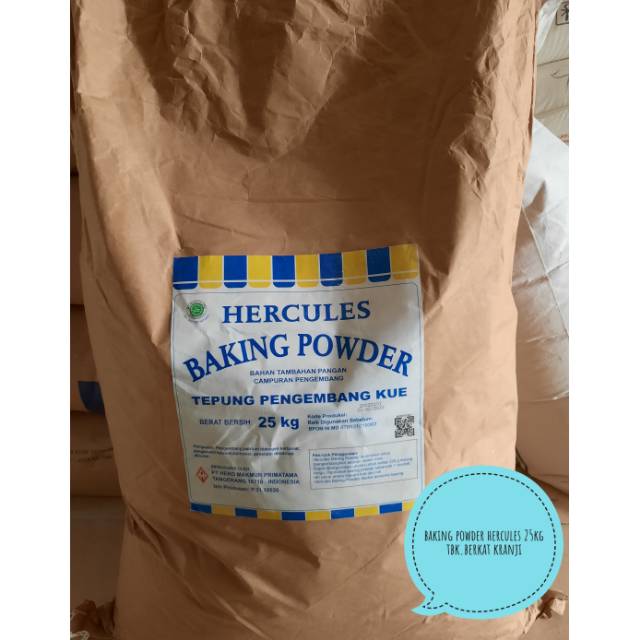 Baking Powder Hercules 25 Kg Shopee Indonesia