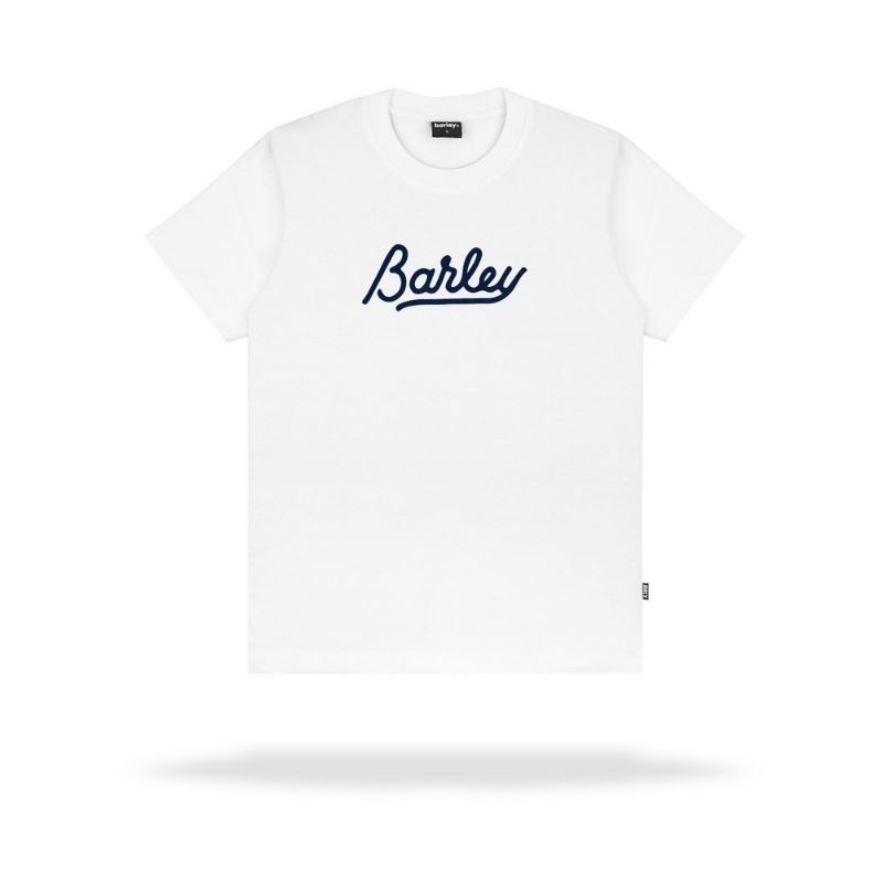 KAOS DISTRO T-SHIRT BARLEY SMITH - WHITE / KAOS PRIA WANITA