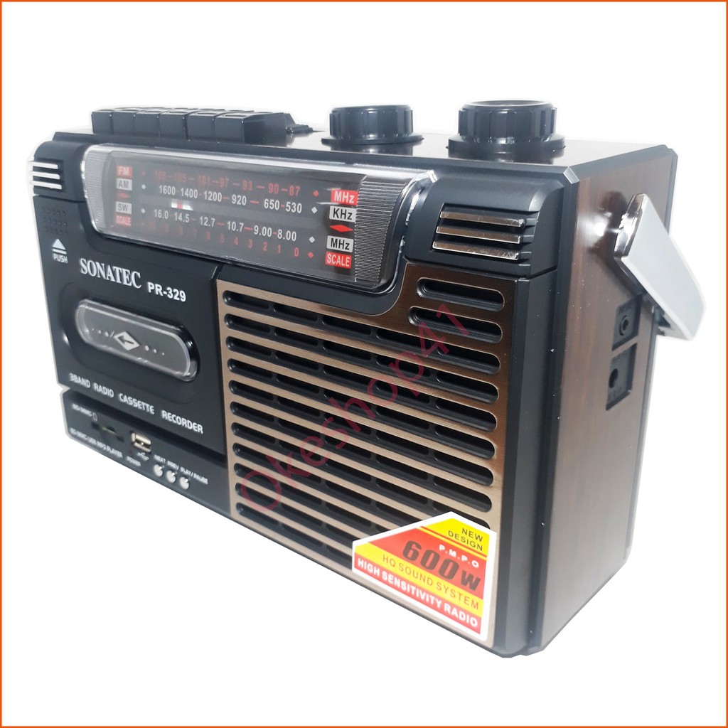 Sonatec PRI-329 Radio Kaset Portable Am Fm