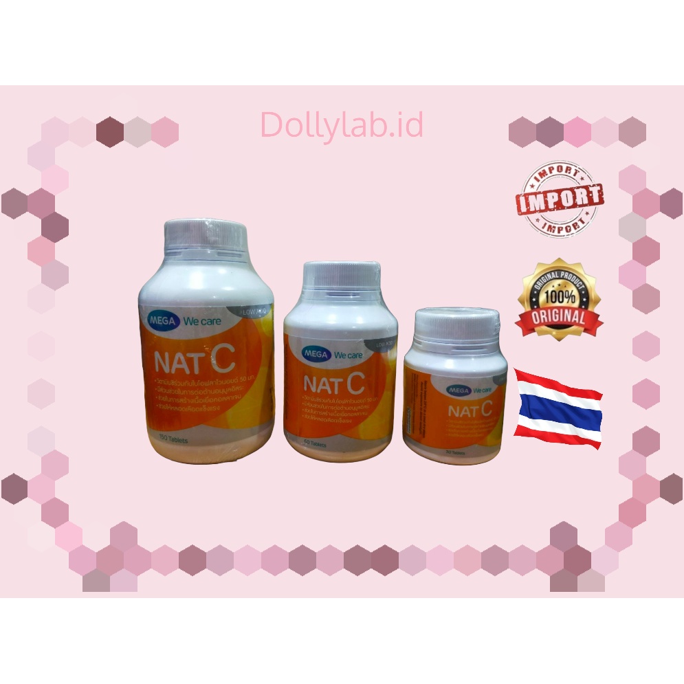 [READY] Nat C Vitamin C Mega We Care Thai Ori