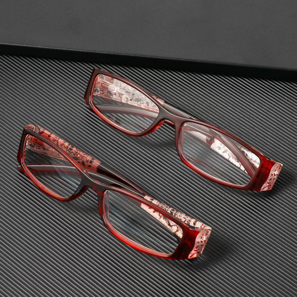 Lily Kacamata Baca Anti blue Light Pria Wanita Fashion Vision Care Anti-blue Rays Printing Eyeglasses