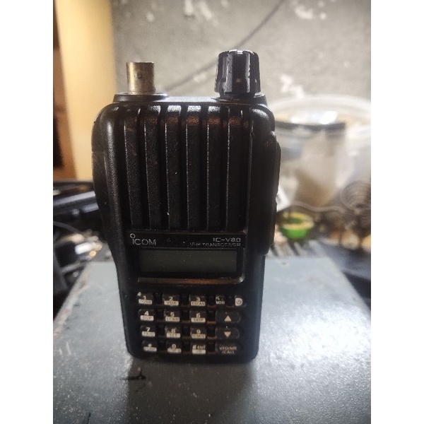 RADIO KOMUNIKASI HT ICOM IC V80 VHF HANDY TALKIE RADIO HT