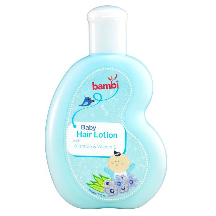 BAMBI Baby Hair Lotion 100ml | Vitamin Minyak Rambut Bayi (Tersedia varian aroma)