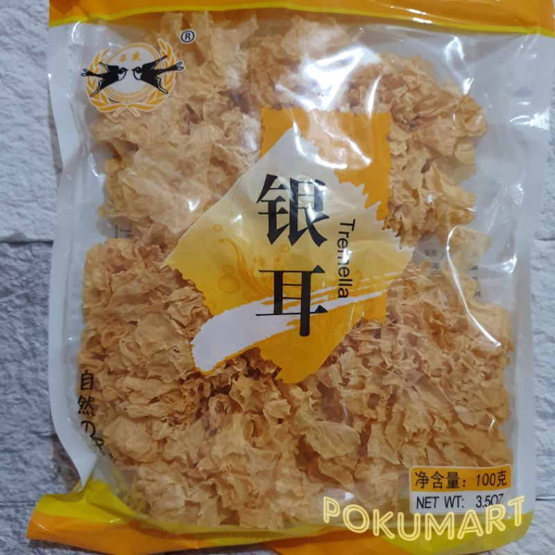 

green jade white fungus 100gr jamur putih salju sie erl 雪耳