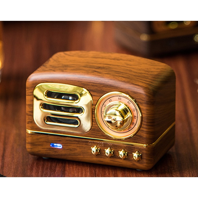 Speaker Bluetooth Vintage Retro Mini travelling size Classic vintage style Elegant &amp; Exquisite Cute Compact size very suitable for traveling Baru Retro Mini Speaker Nostalgia Hadiah Kreatif Hadiah Outdoor Portabel Kartu Subwoofer Bluetooth Audio