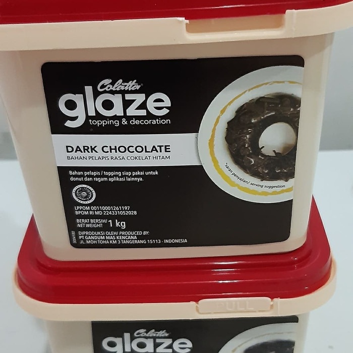 

Siap Kirim Glaze Coklat Collata Dark 1Kg