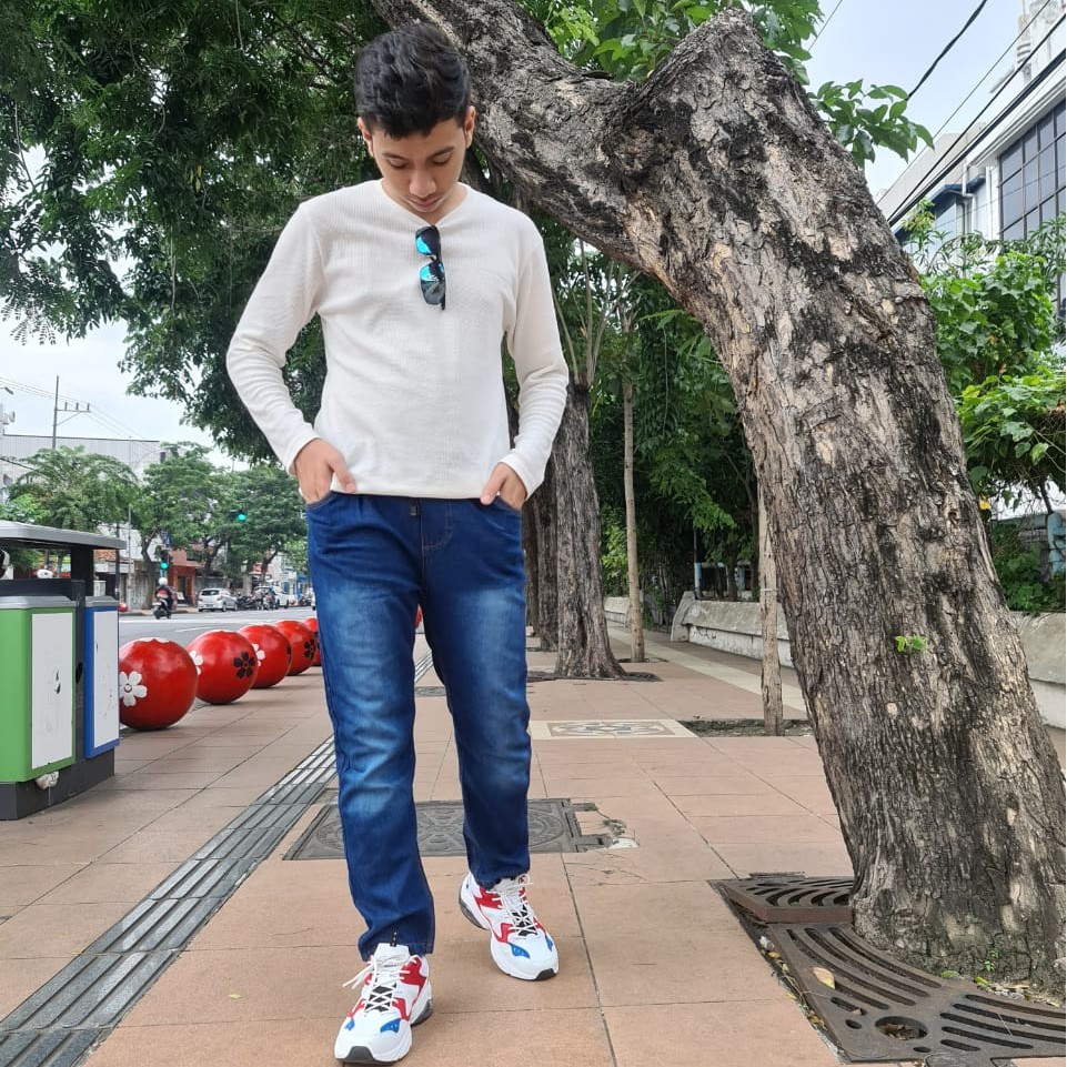 10-15 tahun Celana Jeans Panjang Anak REMAJA Laki-laki dan Perempuan LEVIS COWOK Cewek Tanggung