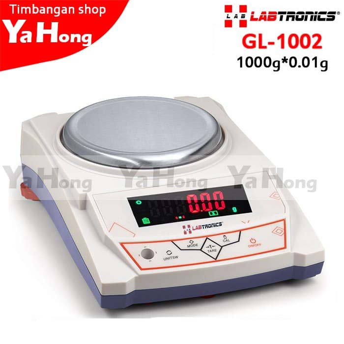 Timbangan Digital LABTRONIC Laboratorium GL-1002 1000g 1kg Akurasi 0.01g