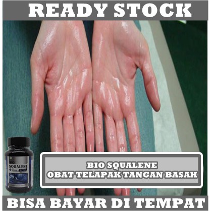 Obat Telapak Tangan Basah, Telapak Kaki Berkeringat, Keringat Berlebih, Hyperhidrosis, Hiperhidrosis, Keringat Bercucuran, Susah Kering, Berkeringat Seluruh Badan, Untuk Anak dan Dewasa dengan Bio Squalene Komposisi Herbal Alami, Dijamin Original