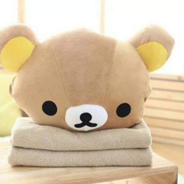BALMUT Bantal Selimut Rilakkuma 3in1