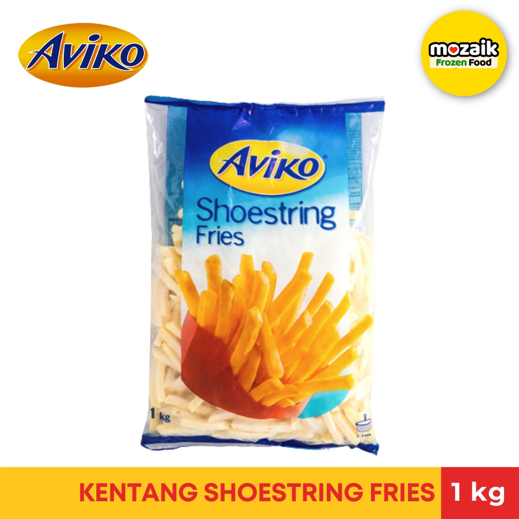 

Aviko Kentang Shoestring Fries Frozen Mart Frozen Food Palembang 1 kg