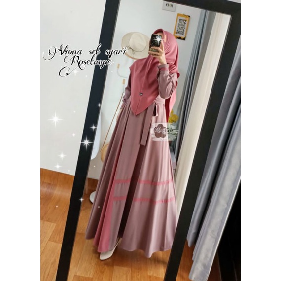VIONA SET SYAR'I / GAMIS BUSUI FRIENDLY MATT ITY CREP / ATHATA EXCLUSIVE