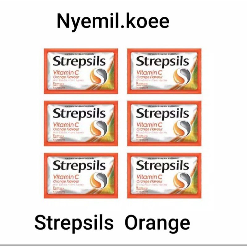 

Strepsils Orange Sachet 8's