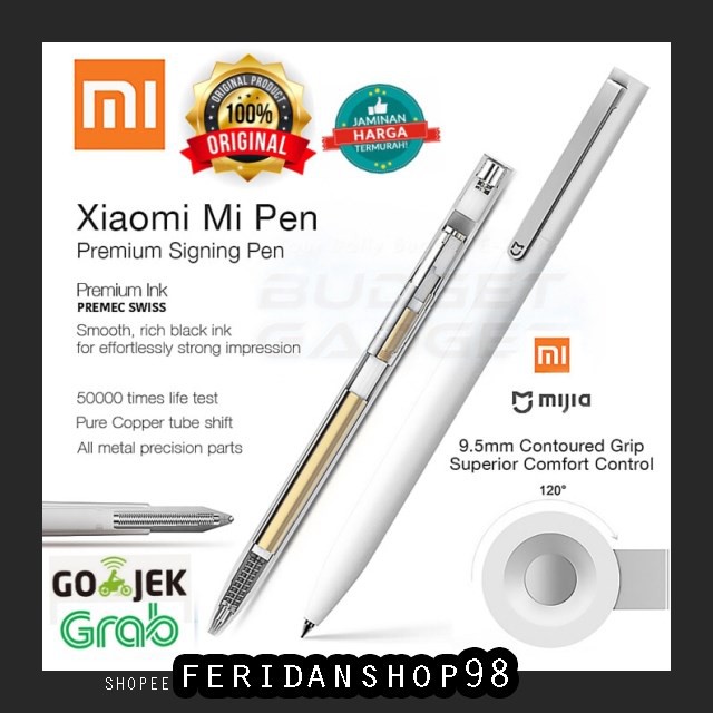 

BT474 XIAOMI MI PEN BEST - MIJIA SIGN PEN - PENA- PULPEN 0.55MM ORIGINAL 100 BY FERIDANSHOP98