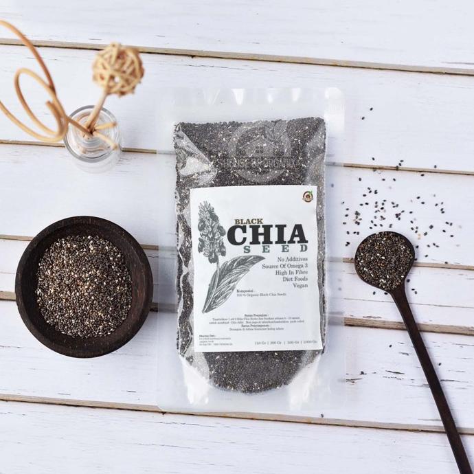 

Organic Black Chia Seeds 150 Gr - TC