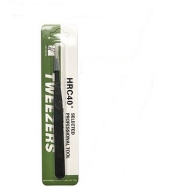 Tweezer Lurus &amp; Bengkok HRC40 Pinset Sarang Walet Serbaguna