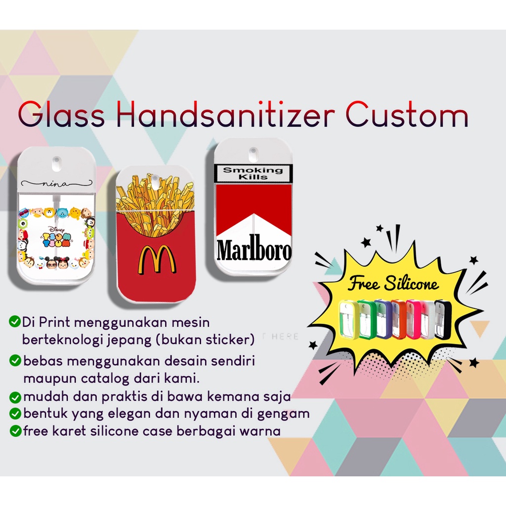 Hand sanitizer gantungan spray gen 2 custom murah free silikon handsanitizer gambar bebas free edit free isi 50ml