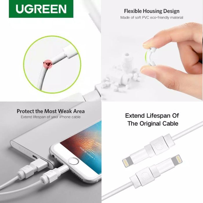 UGREEN Original Pelindung Kabel Charger / Cable Protector for Ipnone