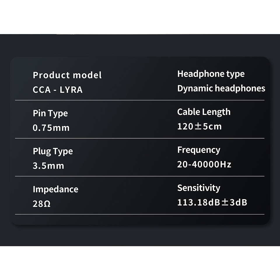 Cca LYRA Headset Earphone Earbuds Musik Bass In Ear HiFi Noise Canceling Bahan Metal Dengan Microphone