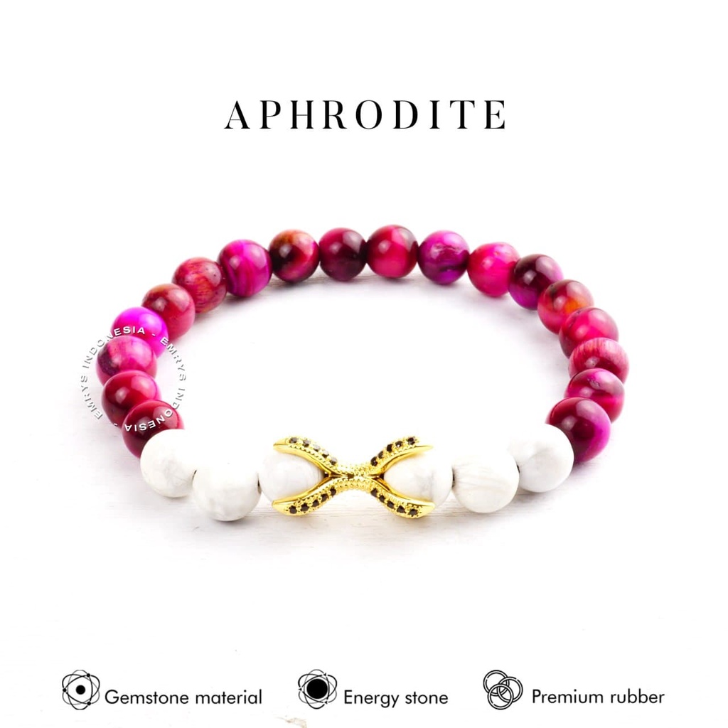 Emrys APHRODITE Stone Bracelet Real Stone Gelang Batu Pria Wanita