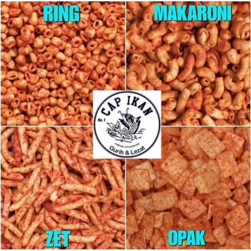 

Kripik Cap Ikan isi 100 gr