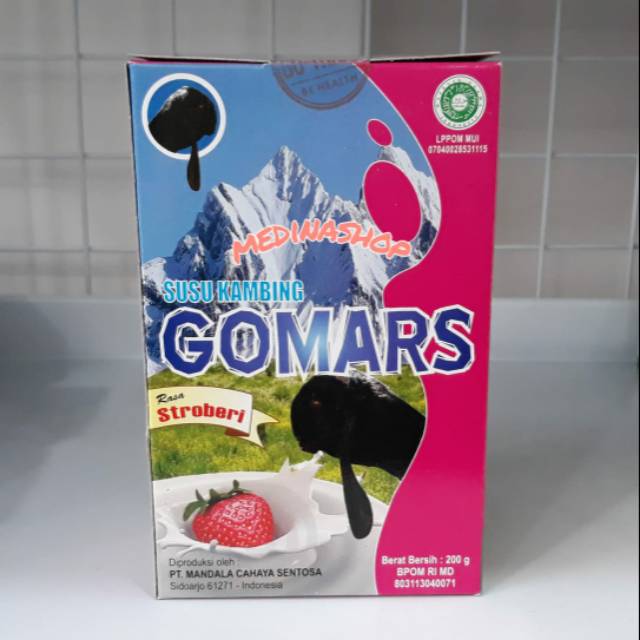 

Susu Kambing Bubuk Gomars Rasa Strawberry