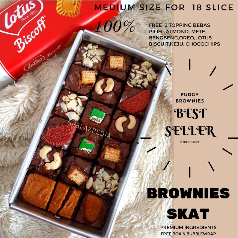 

BROWNIES PANGGANG BROWNIES SKAT FUDGY BROWNIES