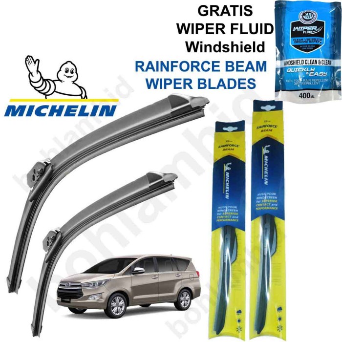 Ready Wiper Mobil Innova Reborn Michelin Rainforce Beam Frameless 2pcs Kn Kr 26 Dan 16 Murah Shopee Indonesia