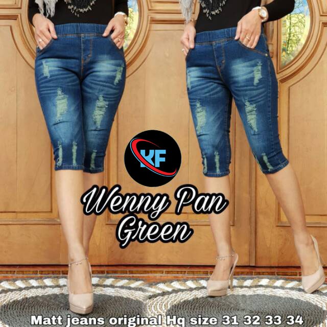 WENNY CELANA 7/8 JEGGING SOBEK DISTRO FULL KARET