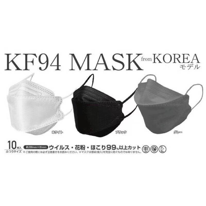 Masker Korea 4ply Isi 10 Pcs Warna Hitam &amp; Putih Protective Mask Kesehatan Masker Medis Korea