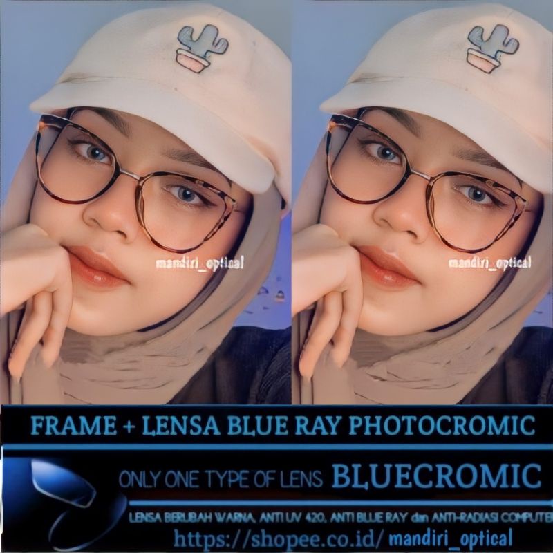 Frame kacamata wanita CAT EYE | Paket frame+lensa BLUERAY PHOTOCROMIC | Kacamata anti radiasi | kacamata wanita hitam | lensa photocromic | kacamata cat eye wanita | kacamata cat eye minus | kacamata fashion | kacamata murah | frame kacamata |