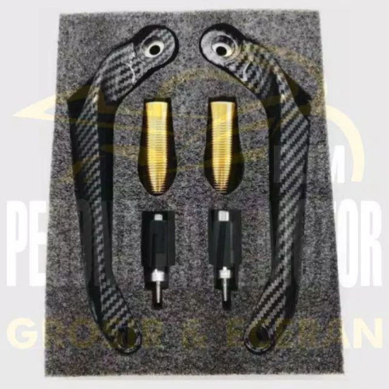 Proguard karbon handguard carbon Universal /pelindung stang semua motor