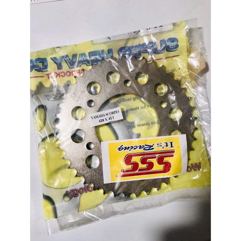 Gigi tarik triple S SSS 428-41T Scorpio Vixion