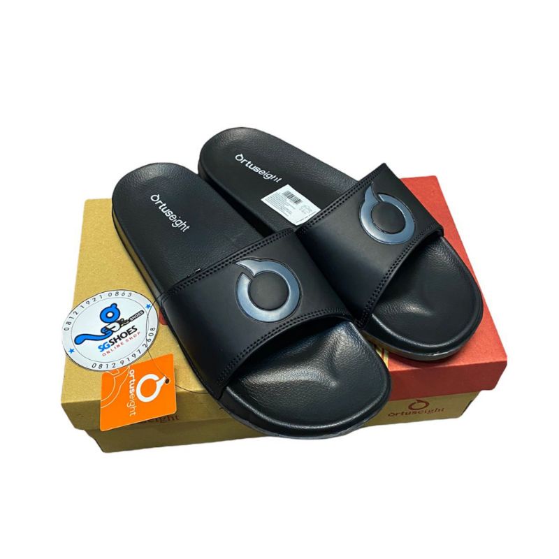 Sandal Slop Ortuseight Sandal Slide Sandal Olahraga Sandal Sport-Blac grey