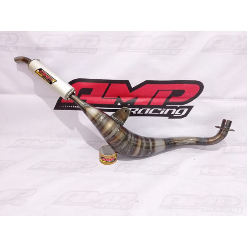 Knalpot racing F1ZR model BM1 original AMP RACING