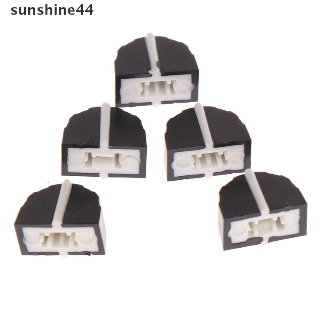 Sunshine 10pcs DBX2231 Cap Kenop Potentiometer Fader Equalizer Fader 11mm X 9mm Lubang 4MM